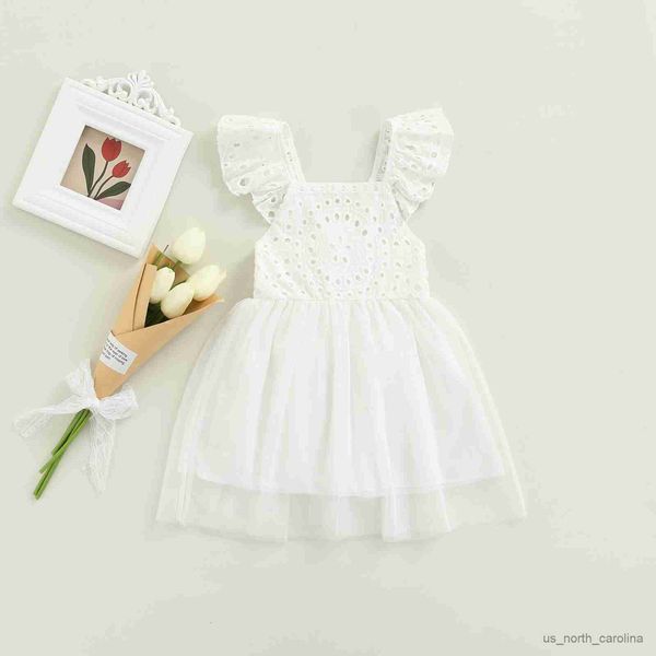 

girl's dresses baby girls dress princess mesh skirt summer sleeveless wedding dress party birthday baptism dress for girl summer dresse, Red;yellow