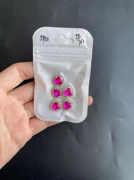 

nail art decorations 5pcs oversized big diamond heart charms manicure decoration alloy jewelry accessories for girls nails design7627387, Silver;gold