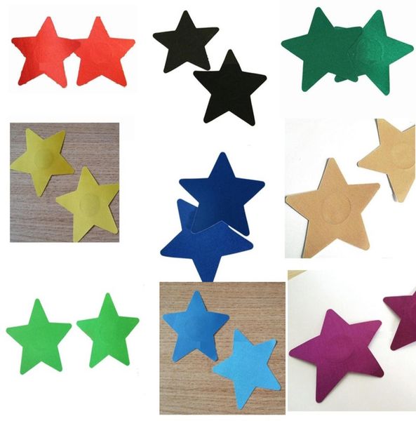 

8282cm large star shape safety and environmental protection nipple covers nipple sticker tit pad6995848