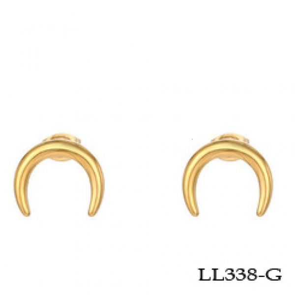 

stud design earrings studs elegant fashion women jewelry girl nice gifts ll338 230815, Golden;silver