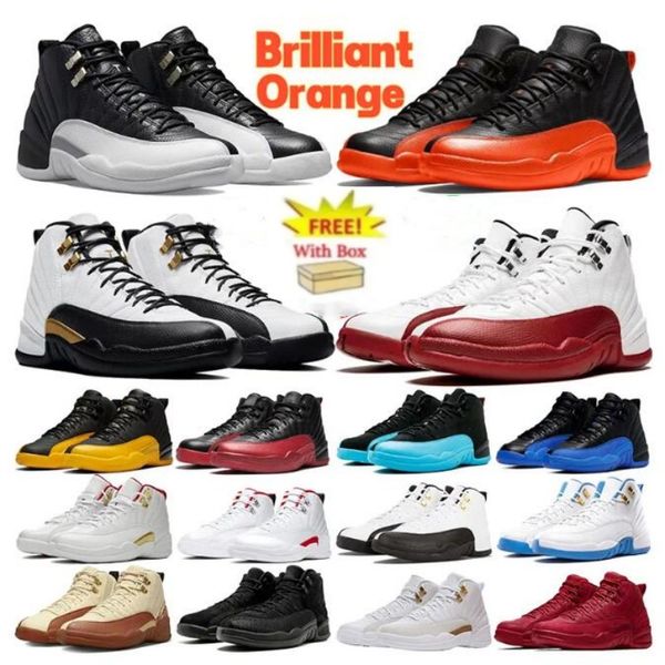 

12s brilliant orange 2024 basketball shoes 12s black taix hyper royal playoffs twist dark concord reverse flu game french blue mens sneakers