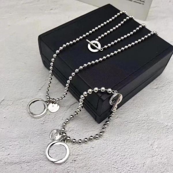 

925 sterling silver bracelet new simple personality jewelry set necklace silver charm necklaces supply necklace set557403702
