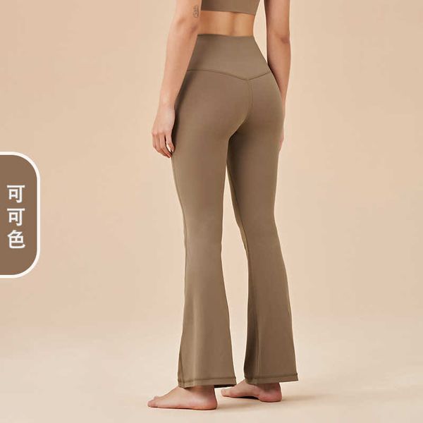 

yoga pants bell-bottoms high waist pocket exercise pants dance studio sports leggings gym clothes exercise pants27
