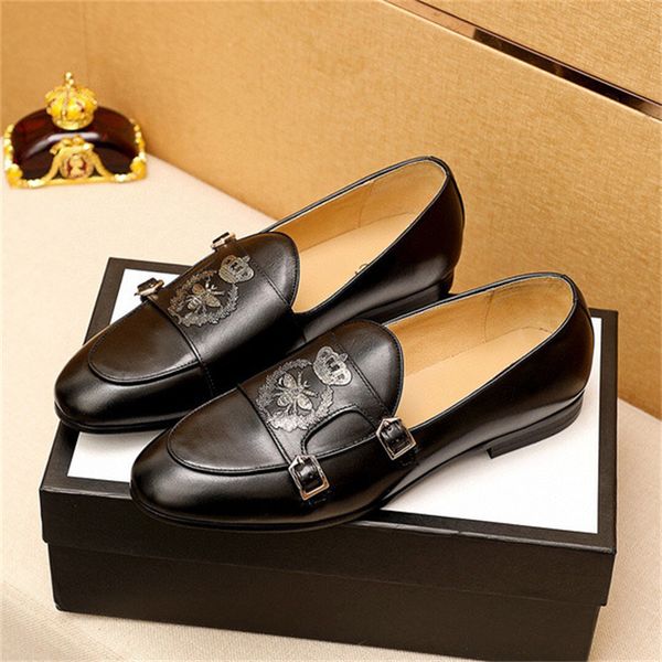

designers men shoes fashion leather doug casual flat tassels slip-on driver dress loafers pointed toe moccasin wedding shoes size 38-45, Black