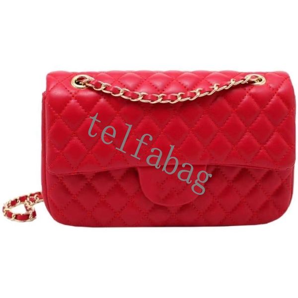 

2023 luxurys designer bags chanenls bagdesigner shoulder bag chain strap handbag plaid double letter solid buckle women's cross body to