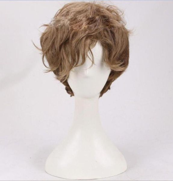 

fantastic beasts and where to find them newt scamander brown curly cosplay wig newt wig eddie redmayne brown wig24590729676771, Black