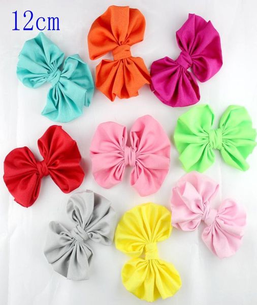 

50pcslot 48039039 multicolor boutique cotton bows without clips diy kids baby girls hair bows headbands hair styling acces1442204, Slivery;white
