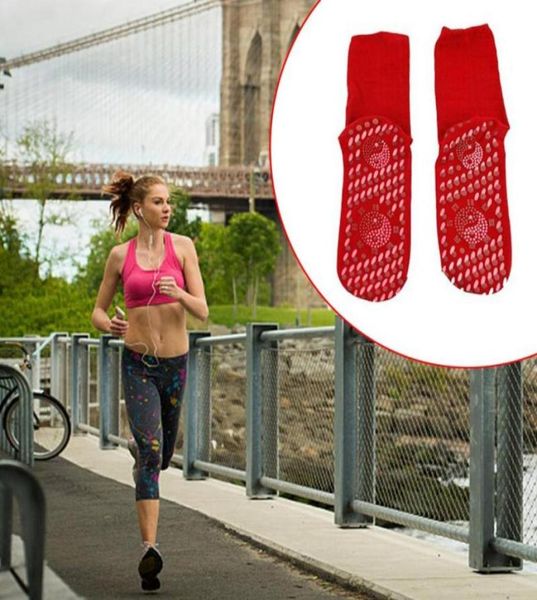 

sports massage socks comfortable breathable tourmaline magnet therapy massager winter selfheating health foot care socks92437167739502, Black