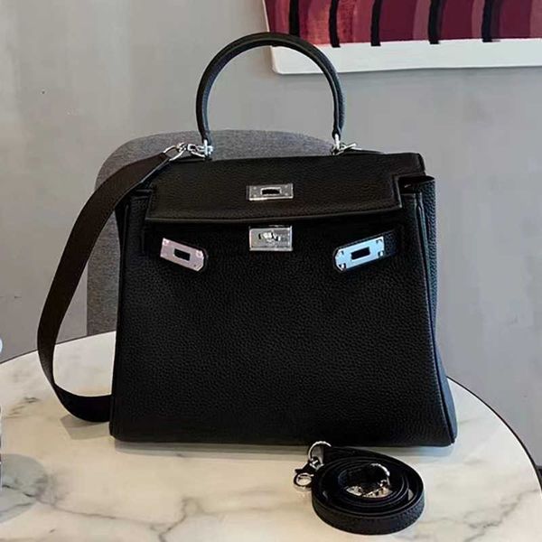 

designer kelys bags kylie bag with silver buckle on double shoulders wide shoulder belt hardware togo leather classic versatile live goods