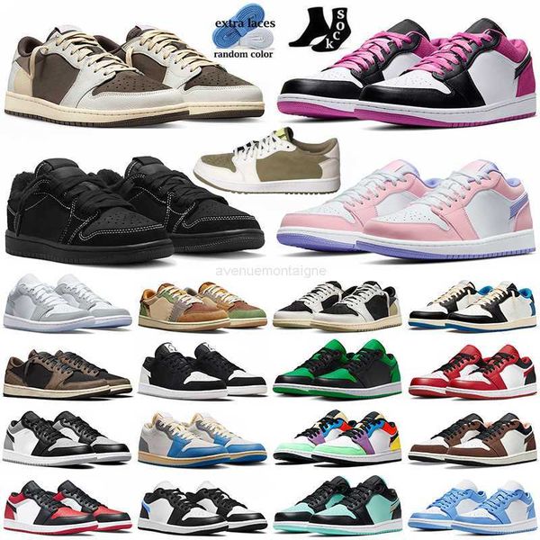 

1 low basketball shoes for men women sneakers 1s golf olive reverse mocha black phantom shadow toe wolf grey panda unc true blue white camo