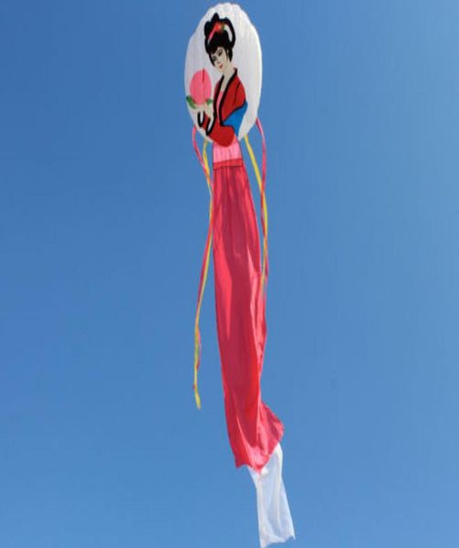 

new red white 6m power software kite flying mago fairy kite novetly outdoor china style4884054