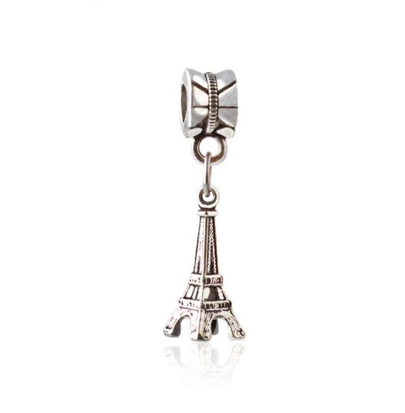 

replacement tower dangle pendant alloy charm bead fashion women jewelry stunning european style fit for p bracelet necklace 1142798, Bronze;silver