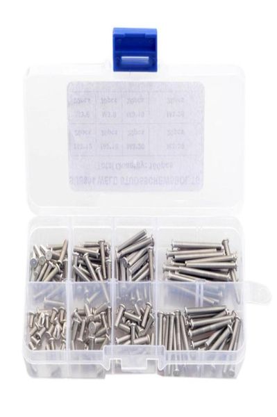 

160pcs m3 weld threaded studs for capacitor discharge welding spot screws nails stainless steel stud1253329, Golden;silver