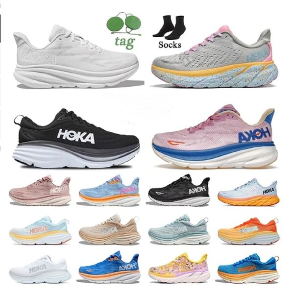 

eur 36-45 one people running shoes hokas bondi 8 carbon x2 clifton challenger 6 for women men low mesh trainers schuhe triple white sports s