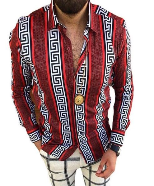 

plus sizes 3xl men039s casual vintage shirts cardigan printed long sleeve slim summer hawaiian shirt skinny fit various pattern4235828, White;black