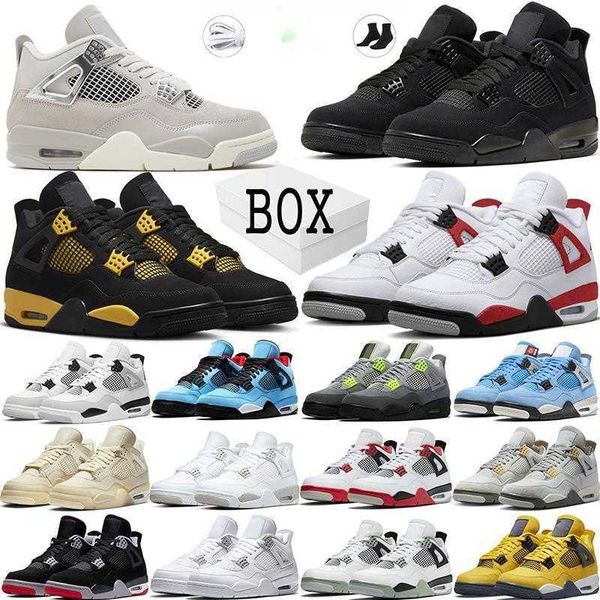 

moments frozen 4s basketball shoes jumpman 4 red cement black cat sb pine green thunder 2023 military black pn dust sail men women trainer d