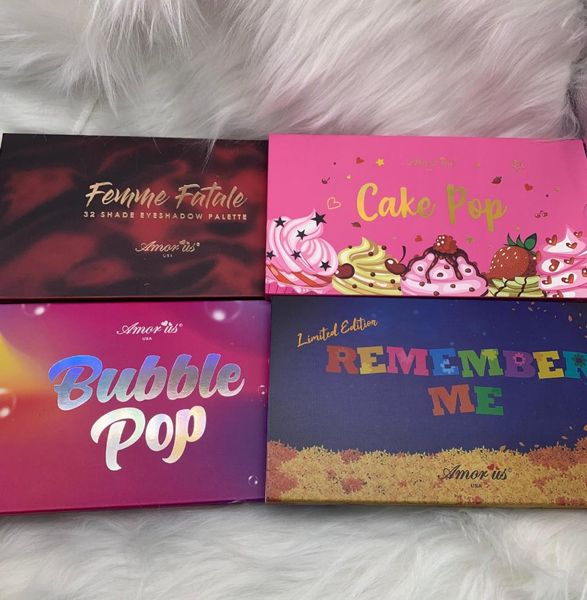 

new makeup amor us 32colors eyeshadow palette remember me bubble cake pop famme fatale matte shimmer eye powder3213555