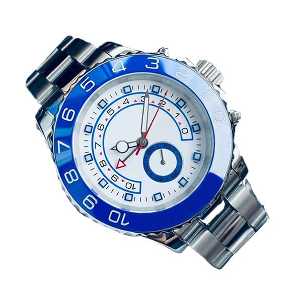 

8215 movement luxury men's watch folding buckle scratch waterproof blue crystal ceramic luminous stainless steel 904l automatic wristwa, Slivery;brown