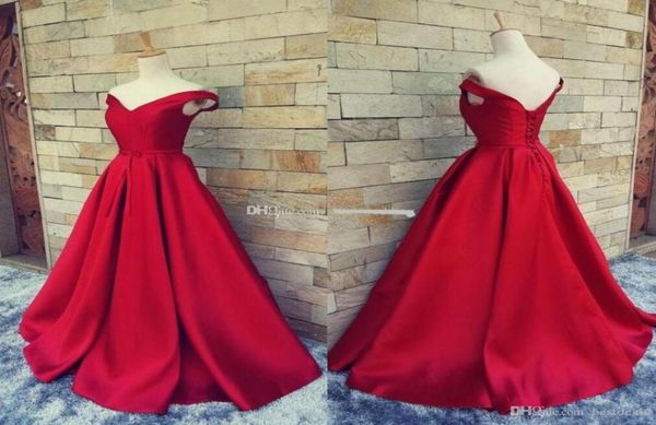 

simple dark red prom dresses long formal pageant gowns with belt v neck open back vintage party evening gowns ba16102214823, Black;red