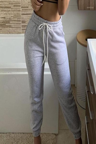 

womens workout sport joggers running sweatpants with pocket solid women fitness pants sports wear high waist running gym pants12723755, White;red