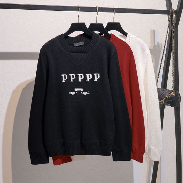 

women designer sweaters knit pullover jumper spring autumn black loose cotton knitted long sweater pullover casual oversize, White;black