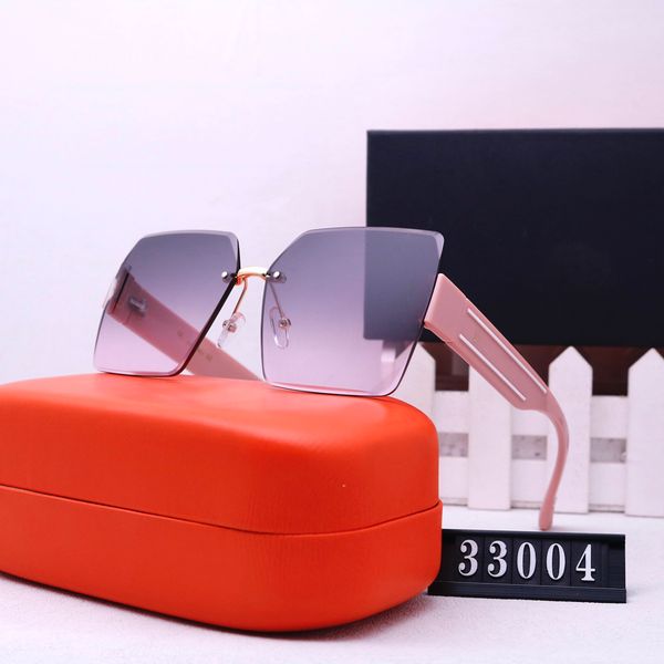 

mens designer sunglasses luxury sunglasses womens designer sunglasses polarized sun proof mixed color rimless glasses goggle senior eyewear, White;black