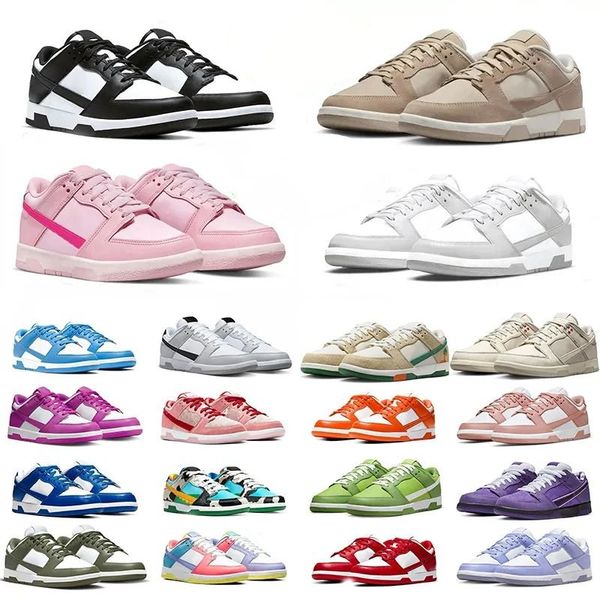 

women mens running shoes low panda triple pink grey fog syracuse team green medium olive unc georgetown sail walking gai jogging sneakers tr