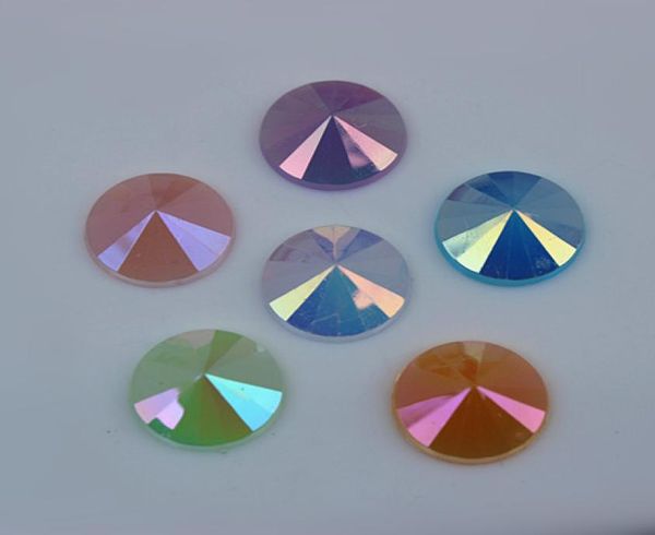 

200pcs 12mm ab jelly color round acrylic rhinestones crystal flat back beads diy jewelry garment accessories zz617568839, Black