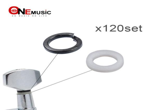 

120set mounting ferrulesgasketwashers for guitar tuning peg tuners machine heads replacement6132338