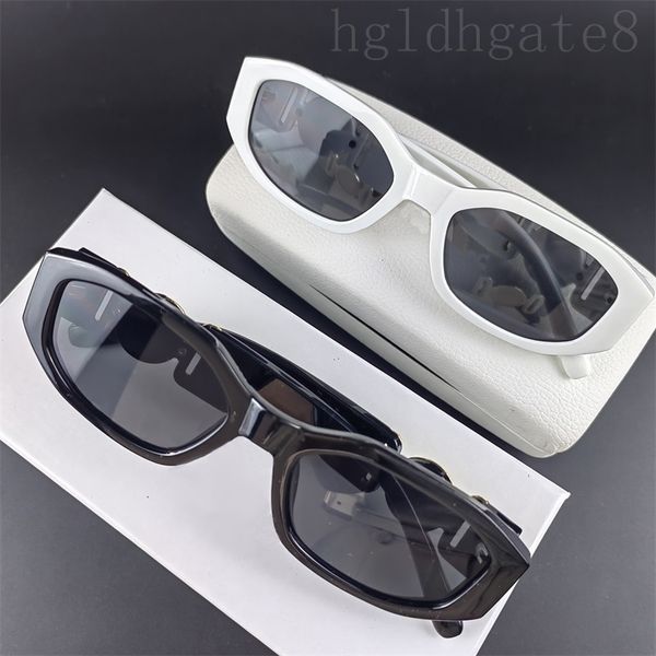 

lady sun glasses leopard print designer sunglasses for mens black grey occhiali da sole plated gold hollow out letter luxury glasses uv prot, White;black