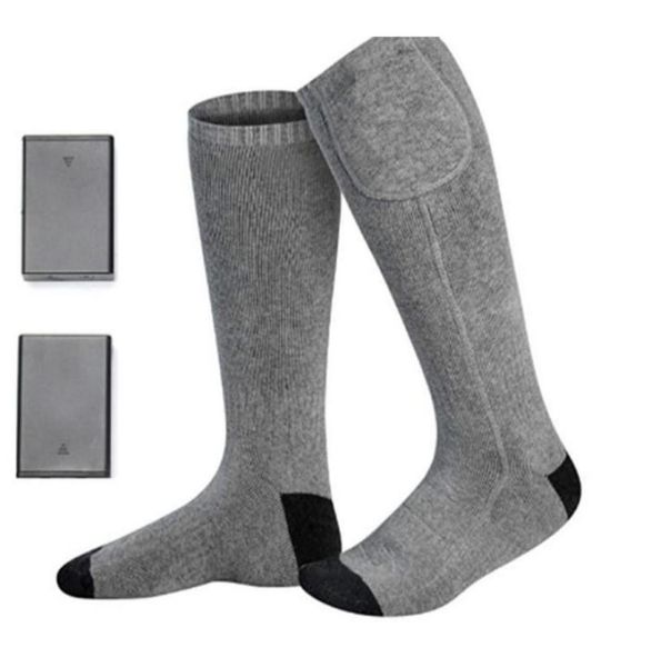 

nicely electric heated socks with rechargeable battery for chronically cold feet large size usb charging heating socks2057037, Black