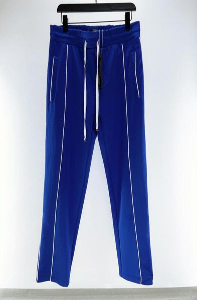 

mens pants designers men casual pantsl blue letters men039s women tracksuits fashion pant hip hop men clothing8639847, Black