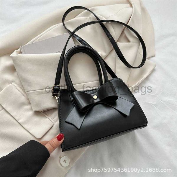 

shoulder bags solid color bow knot handbag 2023 new summer fashion casual versatile one shoulder crossbody small square bag for women caitli