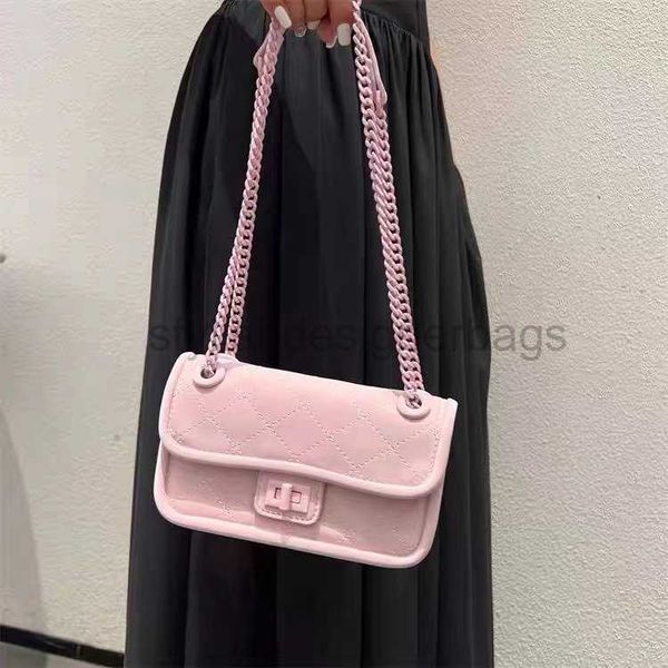

shoulder bags xiaoxiangfeng advanced texture wandering bag pink chain bag women's 2023 new xiaoxiangfeng one shoulder crossbody bagstyl