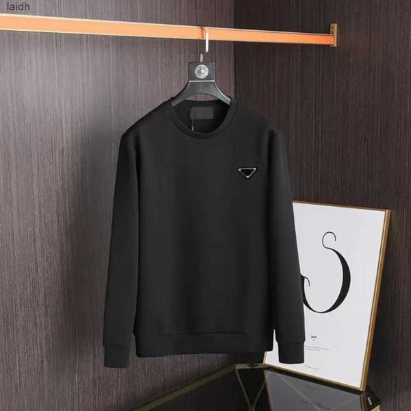

luxurys designers 2023 men's hoodies fashion men hoodie autumn winter round neck long sleeve hooded pullover clothes sweatshirts basket, Black