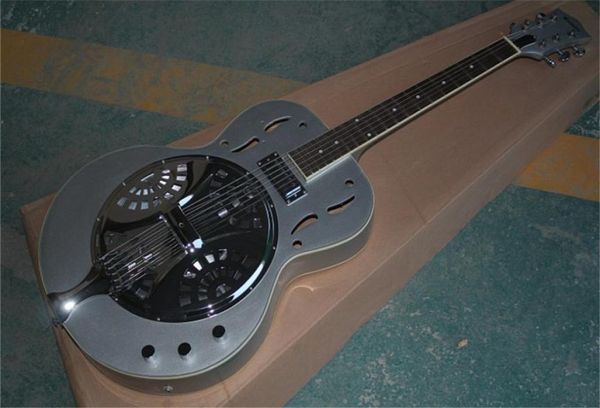 

whole maestro dobro resonator silver grey electric guitar in stock5776438