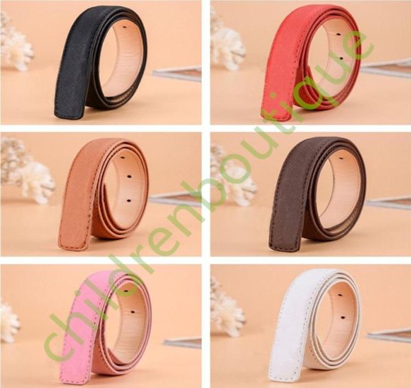 

retail and whole baby kids belts 2021 fashion classic children needle buckle waistbands lichee pattern teenager elegant belt x6205556, Black