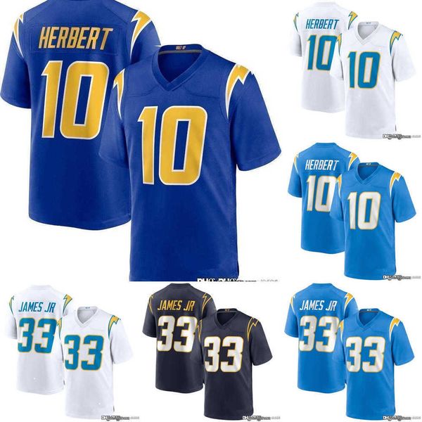 

2023 football jerseys los angeles''chargers''men women youth jersey 33 derwin james 10 justin herbert 30 austin ekeler 1, Black;red