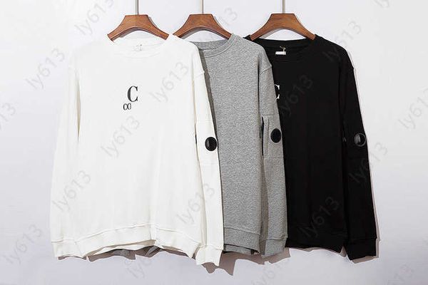 

Designer Sweater Mens Jumper Cp Stone Sweatshirts Lens Side Pocket Design Letter Printed Pullover Unisex Crew Neck Sweatshirt, 1_color