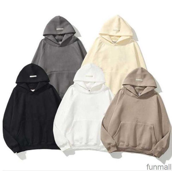 

designer mens essentialhoodie hoodies sweater sweatshirts streetwear t shirt loose lovers luxury jacket pa ow hoodie sweaters windbreaker es, Black