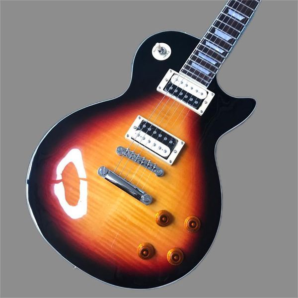 

tiger board electric guitar, jacaranda wood fingers, electric guitar