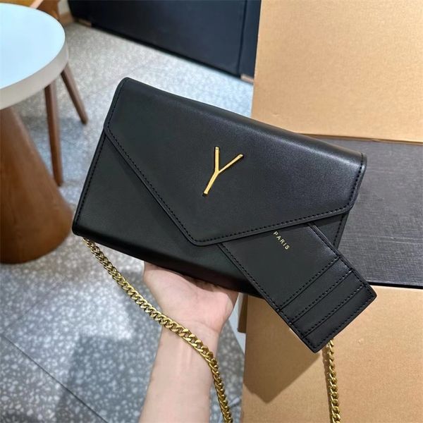 

2023 woman plain crocodile shoulder bags designer bag crossbody bag fashion envelope purse chain cross body 5a quality