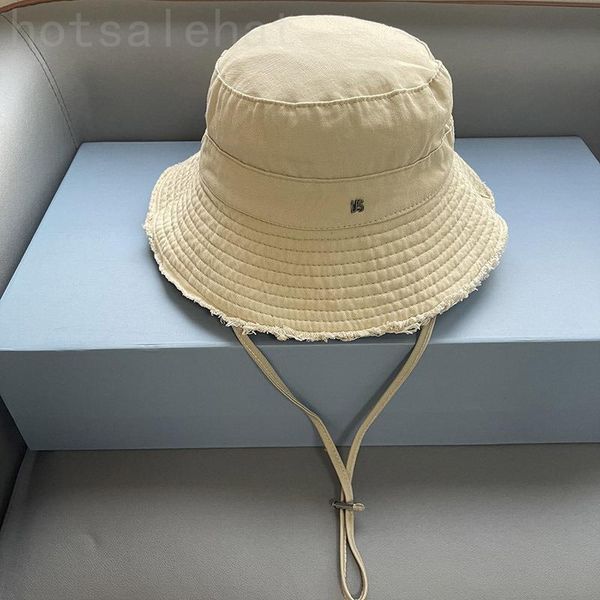 

luxury cap designer bucket hat for men cotton lining valentine s day gift tassels gorras delicate solid color adjustable metal letters fishe, Blue;gray