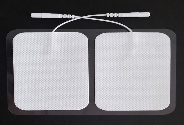 

tens unit adhesive electrode pads with plug 24inch35inch ems electric stimulator large pads 2pcs per pack7824153