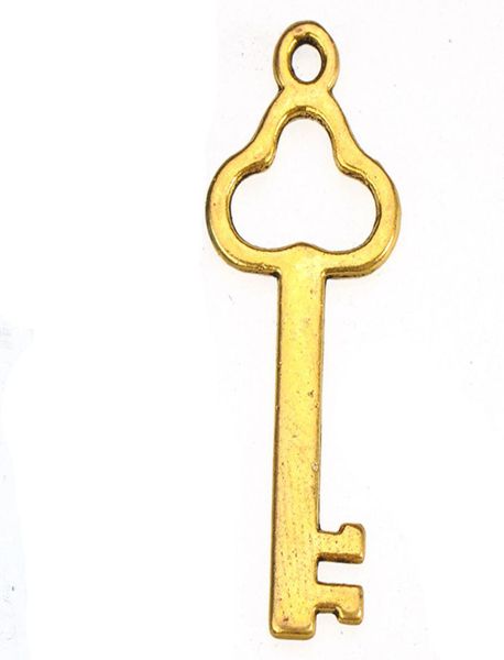 

diy charms for bracelets crafts handmade making necklaces pendants key flower lucky clovers metal jewelry accessory fashion 2911m8060750, Bronze;silver