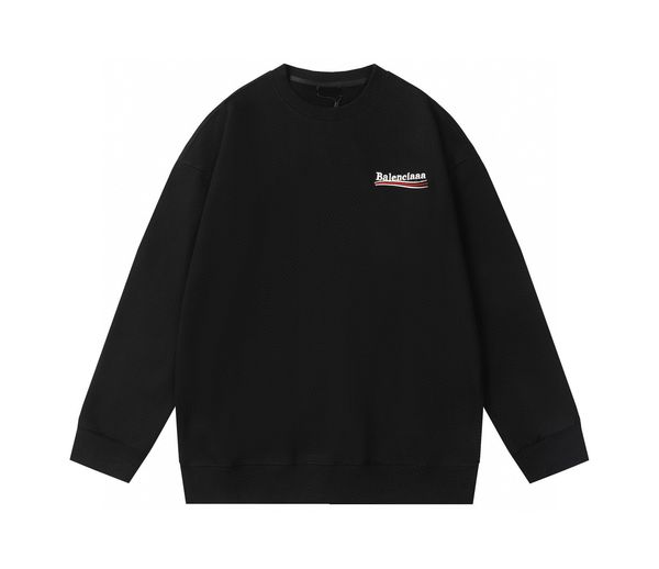 

men's plus size hoodies & sweatshirts round neck embroidered and printed polar style summer wear with street pure cotton r23rf, Black;brown