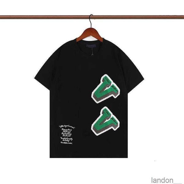 

2023 men's t-shirts designer tees short sleeves luxury clothes summer leisure undershirt breathable printed coats high-quality clothing, White;black