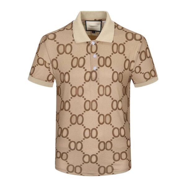 

2022summer clothes designer polo shirts men casual polo fashion snake bee print embroidery t shirt high street mens polos size m-3xl, White;black