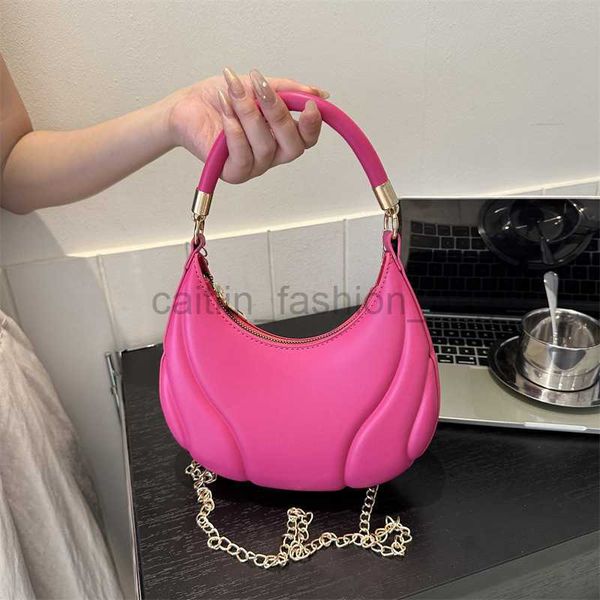 

shoulder bags soft leather bag for women's 2023 summer new underarm bag trendy niche design baseball bag candy color portable shoulder