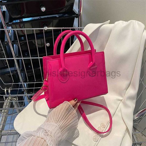 

popular and fashionable small square bag handheld new fashion solid color messenger bagstylishdesignerbags